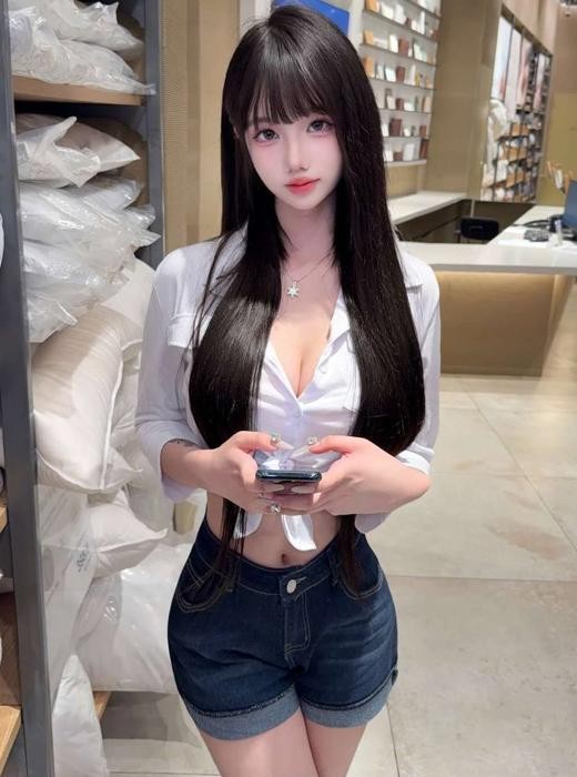 上海这么漂亮的小姐姐让我随意
